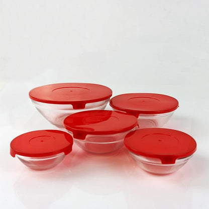 Glass jar with lid (pack of 5) 
